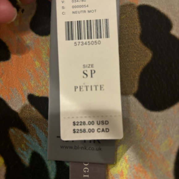 Bl^NK Anthropologie Zadie Leopard Midi Dress S NWT - Picture 10 of 12